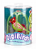 Птичка DigiFriends с большой клеткой и кольцом, красная голова и зеленое туловище с сердечками   - миниатюра №3