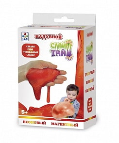 Набор из серии Слайм тайм - Сделай надувной слайм. Магнитный слайм (1toy, Т17478)