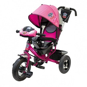 Велосипед 3-х колесный - Щенячий патруль, надувные колеса диаметром 30 и 25 см, светомузыкальная панель, большое сиденье, регулируемая спинка (Lexus Trike, 950M2-N1210-PPL1sim) Велосипед 3-х колесный - Щенячий патруль, надувные колеса диаметром 30 и 25 см, светомузыкальная панель, большое сиденье, регулируемая спинка (Lexus Trike, 950M2-N1210-PPL1sim)