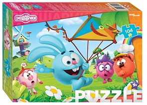 Пазлы Смешарики, 104 детали (Step Puzzle, 82209)