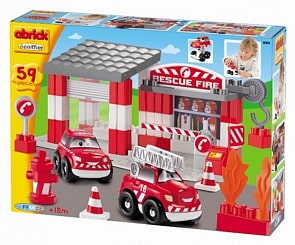 Игровой конструктор Пожарная станция на 59 предметов (Ecoiffier, 3080)
