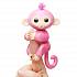 Интерактивная обезьянка Fingerlings – Роза, розовая, 12 см, звук  - миниатюра №3