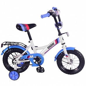 Детский велосипед – BMW, 12", GW-тип, бело-синий (ST12033-GW)