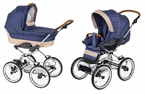 Коляска 2 в 1 Navington Caravel, колеса 31 см, Crete (Navington, W-WDZ02-00594)