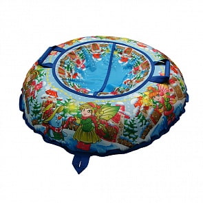 Санки надувные из серии Эксклюзив - Лесные феи, автокамера, диаметр 100 см (RT, 7351rt)