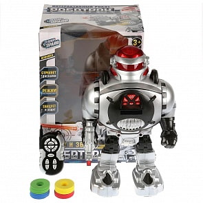 Робот на р/у, свет, звук, стреляет дисками (Технодрайв, B1664445-R)