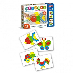 Мозаика с прозрачным полем, диаметр детали 4 см, 70 деталей (Stellar, 01078-no)