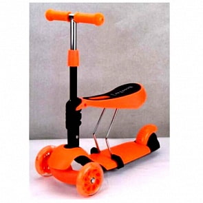 Трехколесный самокат-беговел с алюминиевой рамой, нагрузка до 65 кг (Next, GD-HD-C1sim)