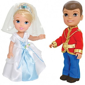 Куклы Золушка и принц Чаминг, серия Disney Princess (Jakks Pacific, 756880)