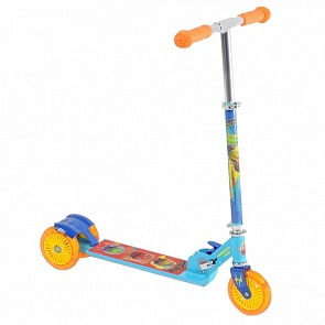 Самокат 3-колесный Чаггинтон с голографическими наклейками (С-Трейд, ST-ALU-2RW-CHAGGINGTON H+Lsim)