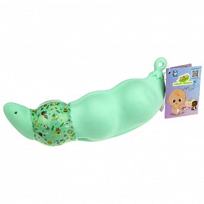 Пупсик с одеждой и аксессуарами - Крошки-Горошки, 3 горошины в стручке, сезон 2, мятный (1Toy, Т17486-5)