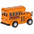 Модель металлическая - Школьный автобус, 8 см., свет и звук, инерционная, несколько цветов   - миниатюра №1