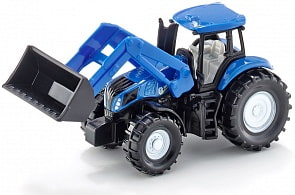 Трактор New Holland с фронтальным погрузчиком (Siku, 1355k)