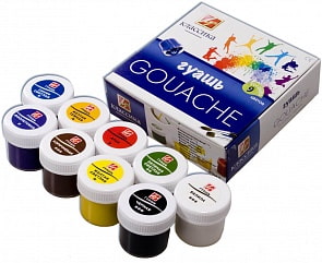 Гуашь – Классика, 9 цветов (Луч, 19С1276-08)