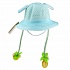Шляпка летняя с поднимающимися ушками Хлоп-Ушки, со светом, режима мигания огоньков, 5 цветов   - миниатюра №1