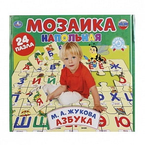 Напольная мозаика - Азбука Жуковой, 24 пазла (Умка, 4690590124307sim)