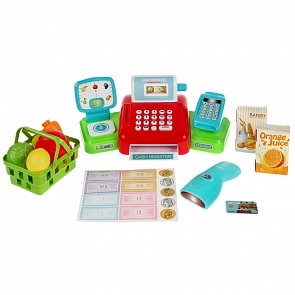 Кассовый аппарат с продуктами и аксессуарами, звук (Zhorya, ZY918925)