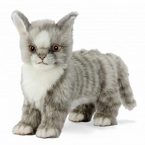 Мягкая игрушка – Котенок стоящий, 22 см (Hansa, 7224)