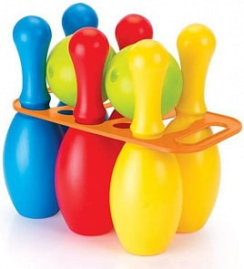 Мега набор Боулинг из 6 кеглей и 2 шаров (Dolu, DL_6076)