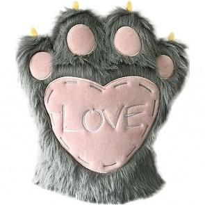 Валентинка - Пушистая лапа, серая (Gulliver, 40-DN16-0147-2)