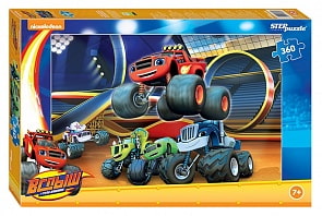Пазл - Вспыш и Чудо-машинки, 360 деталей (Step puzzle, 96066)