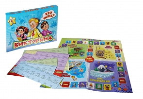 Настольная карточная игра - Викторина. Кто умнее? (Рыжий кот, ИН-7648)