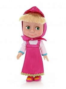 Кукла Маши из м/ф «Маша и медведь», говорит 100 фраз, поет (Карапуз, 83033sim)