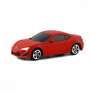 Машина металлическая Toyota 86, 1:64, красный матовый цвет (RMZ City, 344023SM)