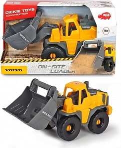 Автопогрузчик Volvo 26 см. с подвижным ковшом (Dickie Toys, 3724002)