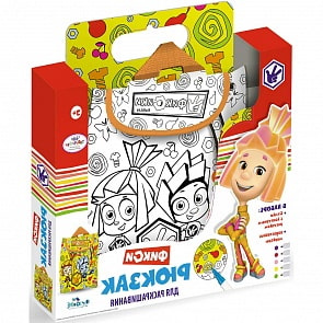 Чудо творчество. Сумка - рюкзак для раскрашивания. Фиксики (Origami, 02328_OR)