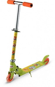 Двухколесный складной самокат – Три кота, колеса ПВХ 10 см, светятся (KS247CATS-2)