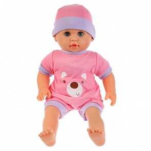 Интерактивная кукла - Настенька, 40 см с набором доктора, 6 функций, 10 потешек (Карапуз, 1520-RU)