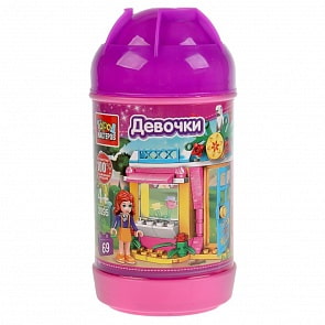 Конструктор Город мастеров – Домик с фигурками, 69 деталей (Город мастеров, 2095-LL)