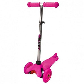 Самокат 3-х колесный - Next, управление наклоном, розовый (Next, S105PINKsim) 