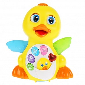 Интерактивная уточка, стихи и песня А. Барто, свет и звук (Умка, B655-H04018RU-D1)