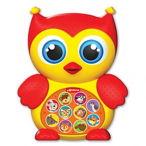 Игрушка музыкальная из серии Зверята-малышата - Совушка (Азбукварик, 28230-5)
