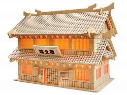 Модель деревянная сборная - Чайный домик (Wooden Toys, PHC068) - миниатюра