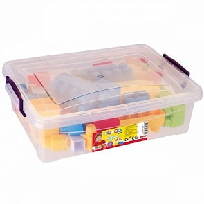 Мой первый конструктор, 58 элементов, в пластиковом боксе (Dolu, DL_5089)