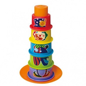 Пирамидка с геометрическими фигурками (Playgo, Play 2395)