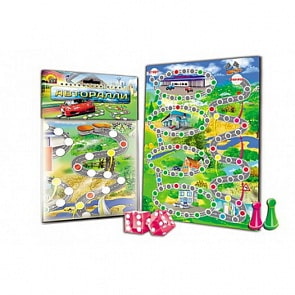 Настольная макси-игра - Авторалли (Рыжий Кот, ИН-6918)