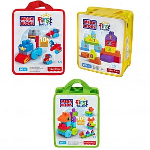 Обучающий конструктор Mega Bloks - First Builders (Mattel, CNH08)