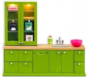 Мебель для кукольного домика Смоланд - Кухонный набор с буфетом (Lundby, LB_60202600)