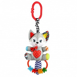 Текстильная игрушка-подвеска с погремушкой - Ласковый котенок (Умка, RPTF-C3 (300)