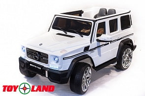 Электромобиль Mercedes Benz G65, белого цвета (ToyLand, MBAMGG65 Б) Электромобиль Mercedes Benz G65, белого цвета (ToyLand, MBAMGG65 Б)