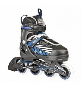 Раздвижные ролики Hudora Leon, синие, 37-40 (Hudora, 28240)