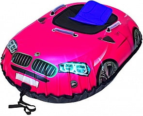 Санки надувные Тюбинг Snow auto X6, цвет розовый (RT, 6056RT)