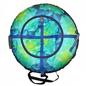 Санки надувные Тюбинг RT - Diamond Emerald, диаметр 87 см (RT, 5892RT)