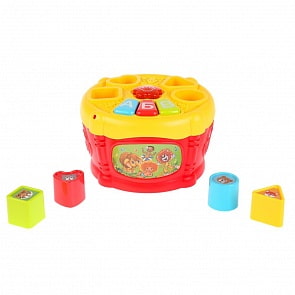 Развивающий барабан-сортер Союзмультфильм, 11 потешек, 8 песен и сказка Курочка Ряба (Умка, ZY770290-R)