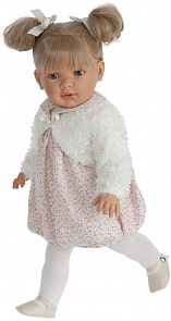 Интерактивная кукла Лула в розовом, озвученная, 55 см. (Antonio Juan Munecas, 1890P)