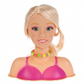 Кукла-манекен для создания причесок, с аксессуарами (B1803387)